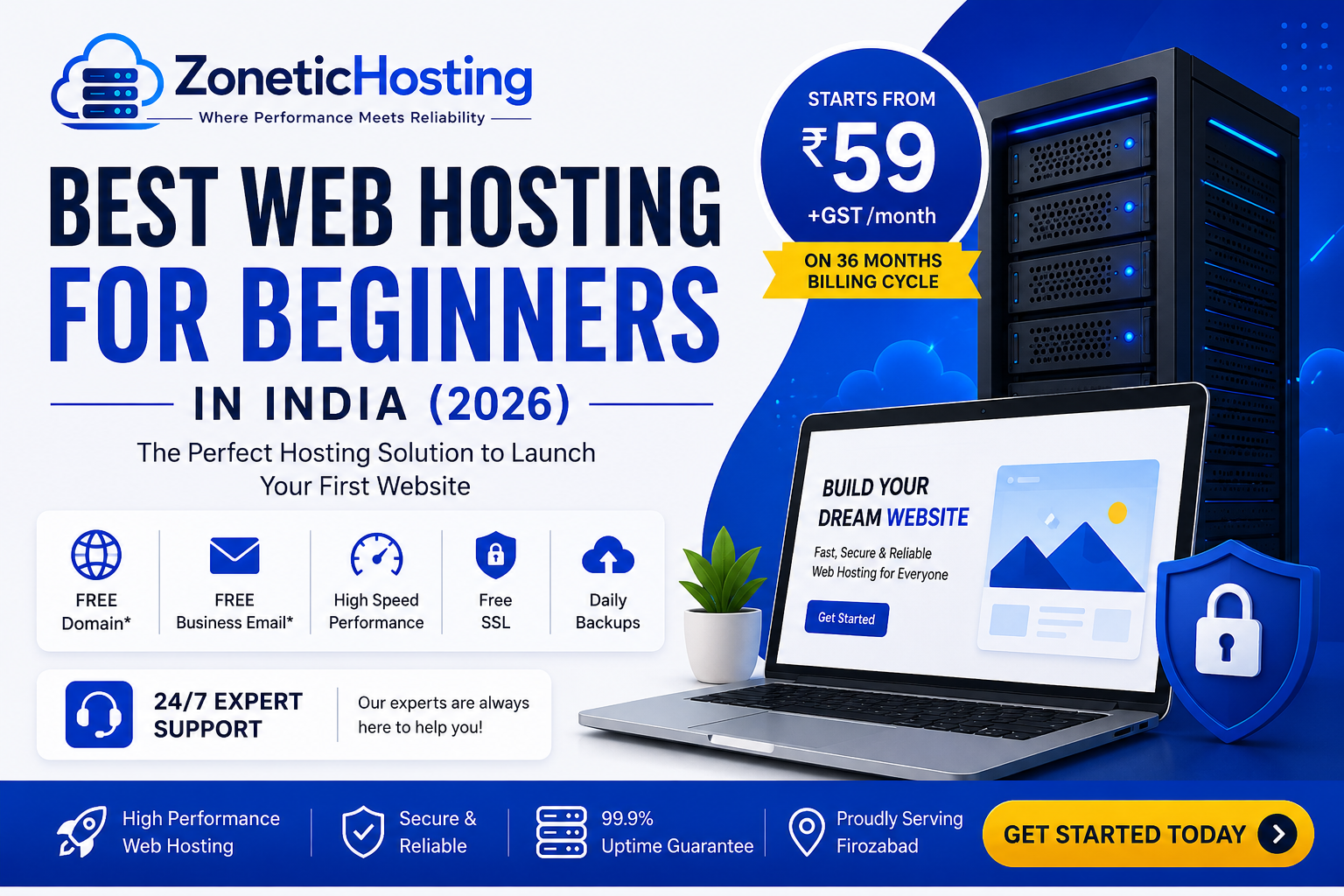 Best Web Hosting for Beginners in India (2026) – Complete Guide