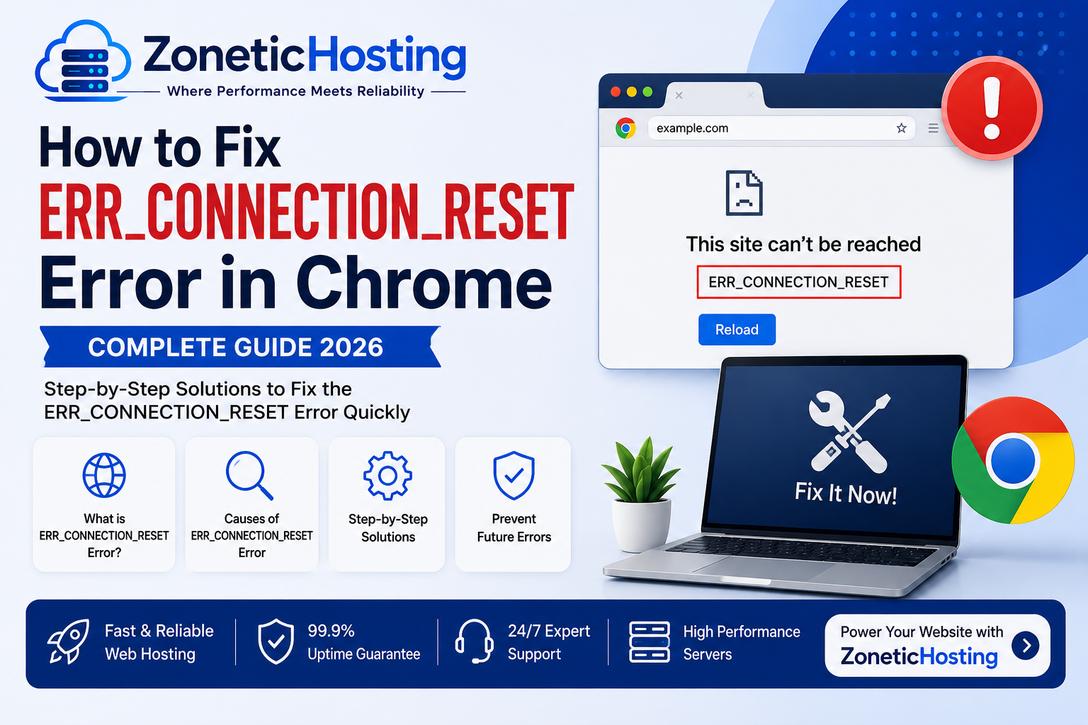 How to Fix ERR_CONNECTION_RESET Error in Chrome