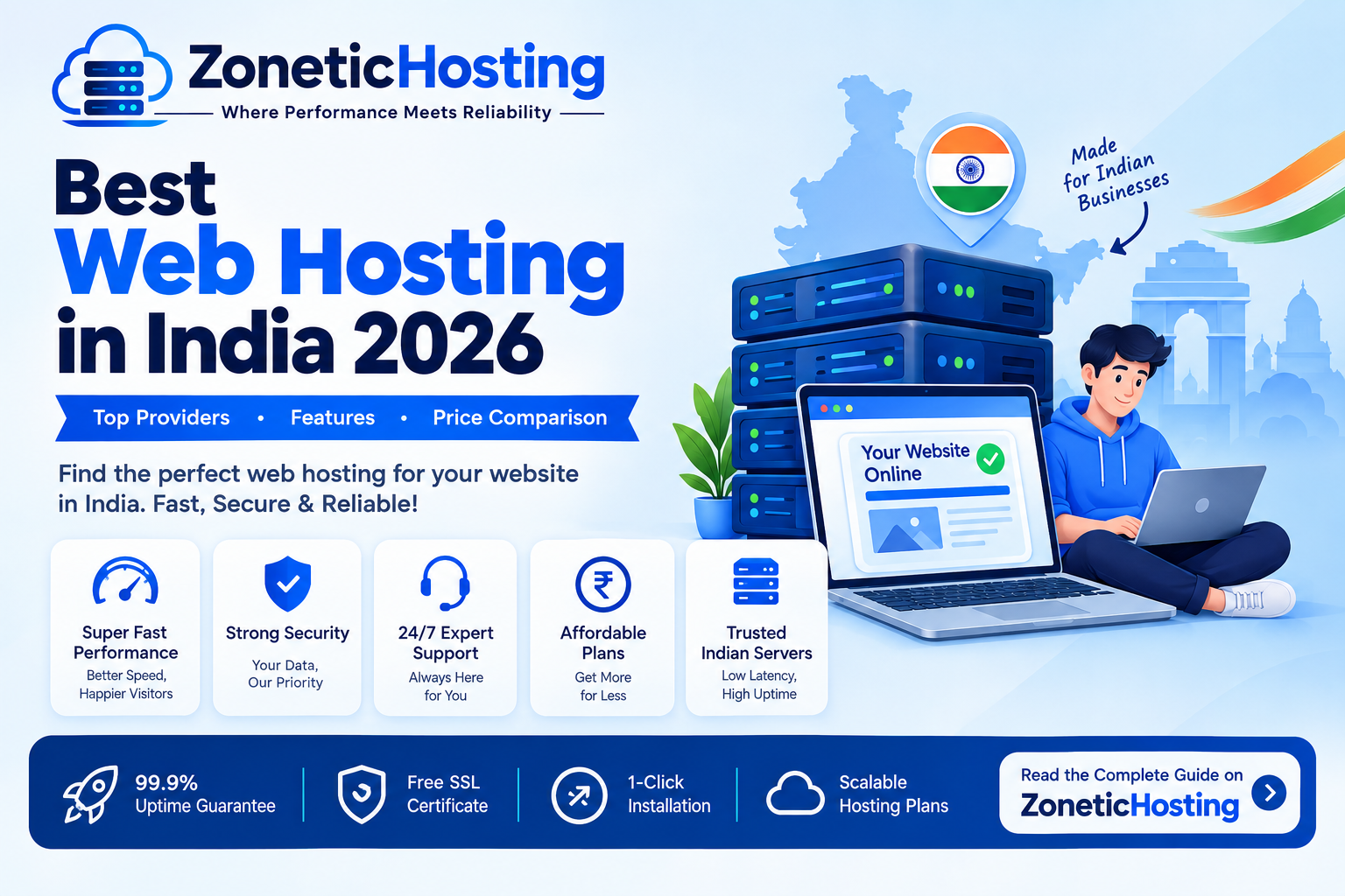 Best Web Hosting in India 2026: Top Providers Compared